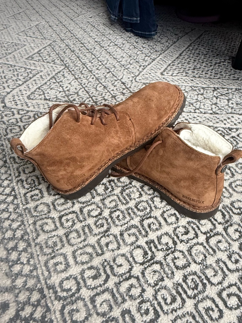 Birkenstock Brown Suede Lined Lace-Up Boot - Picture 2 of 5